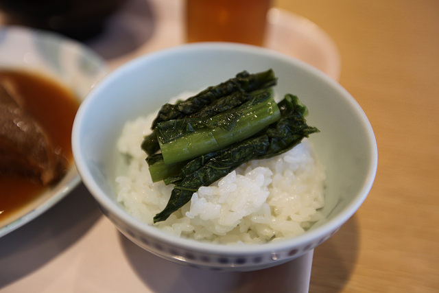 Koshihikari rice, a prized local specialty with Pickles!