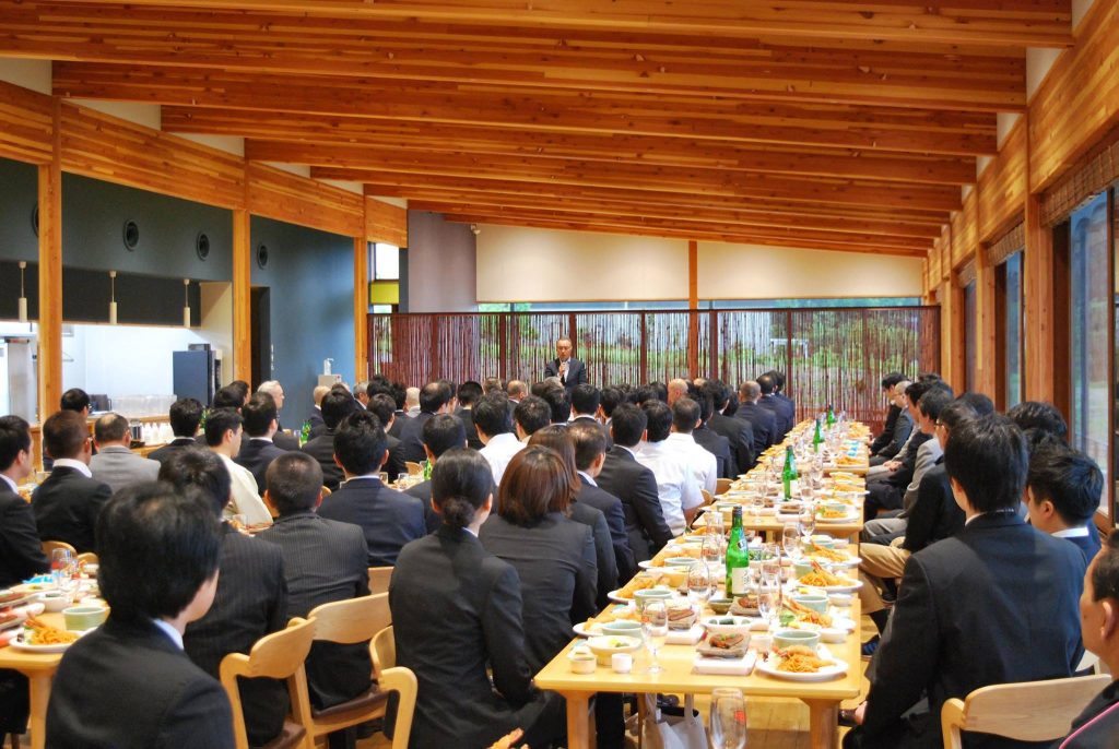 President Nagumo's Speech to the Kurabito  (brewery workers) at the Koshiki Taoshi event